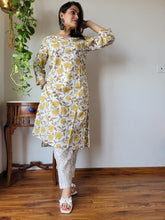 New Exclusive Hand  block printed Stitched Cotton  Kurtis with Pant